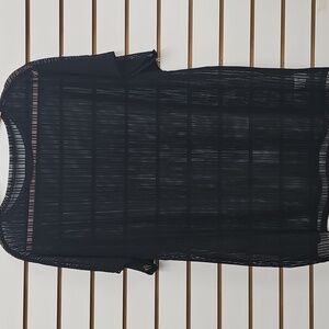 XXL Black Sheer Swim Cover / Top